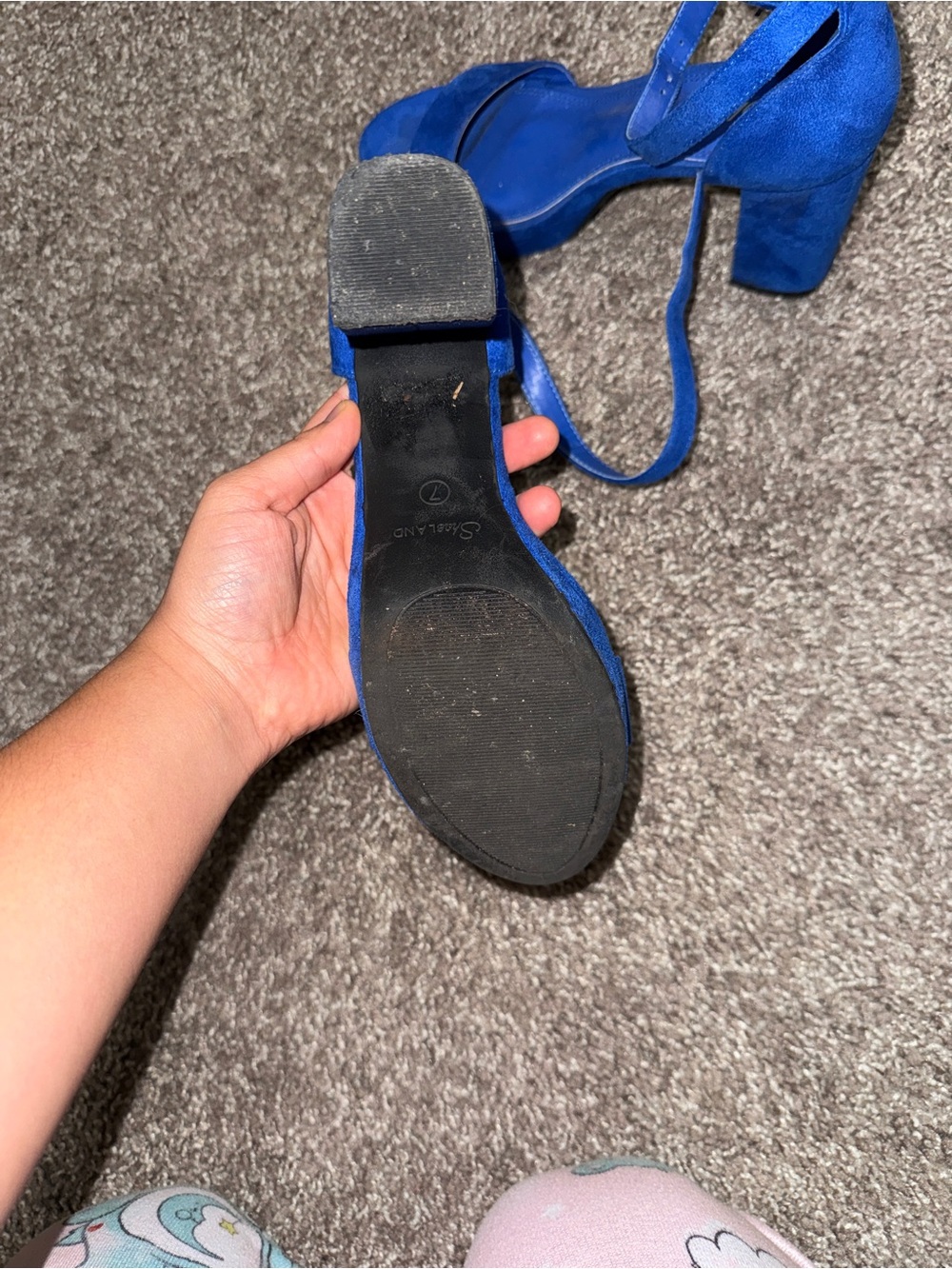Women’s blue heels - Picture 3 of 4